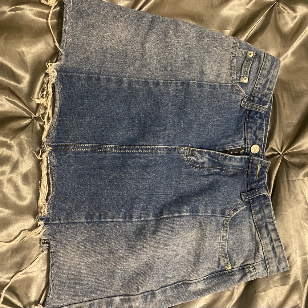 En Creme denim skirt  size L